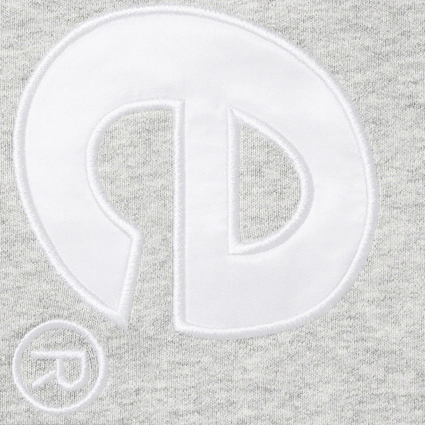 Satin Appliqué Hooded Sweatshirt view 7